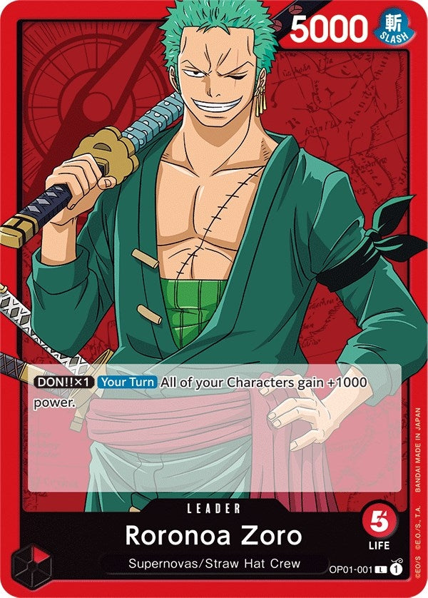 Roronoa Zoro (001) (OP01-001) (Romance Dawn)
