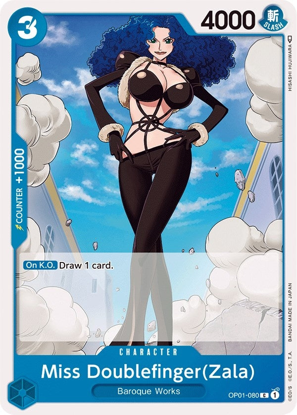 Image for Miss Doublefinger(Zala) (OP01-080) (Romance Dawn) - One Piece Card Game