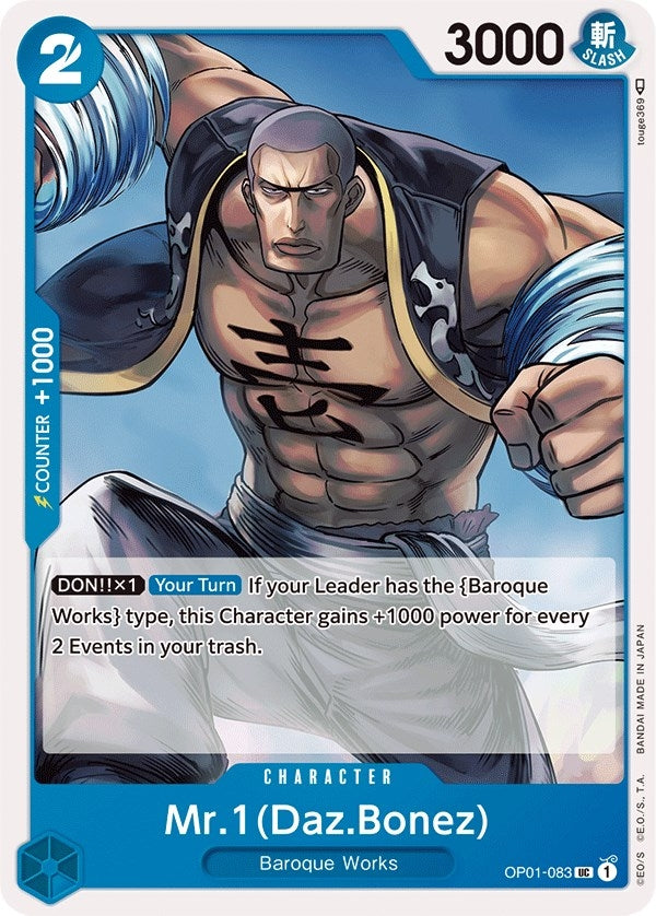 Image for Mr.1 (Daz.Bonez) (OP01-083) (Romance Dawn) - One Piece Card Game