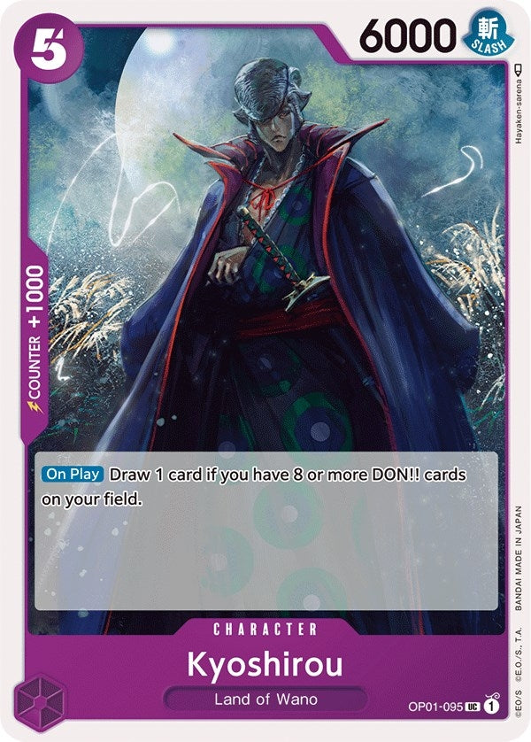 Image for Kyoshirou (OP01-095) (Romance Dawn) - One Piece Card Game