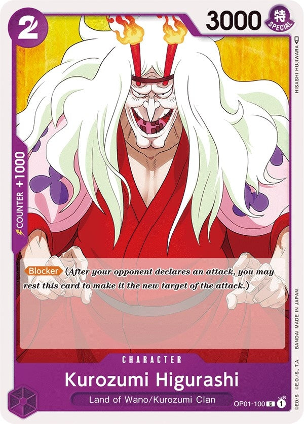 Image for Kurozumi Higurashi (OP01-100) (Romance Dawn) - One Piece Card Game