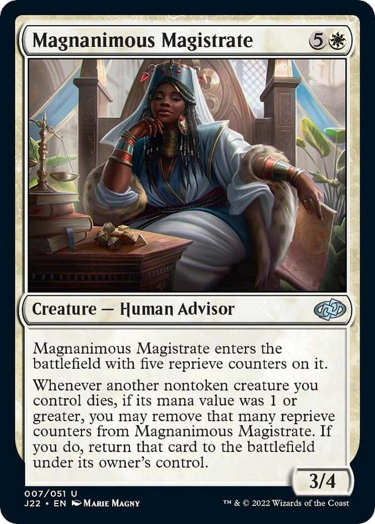 Magnanimous Magistrate (7) (Jumpstart 2022)