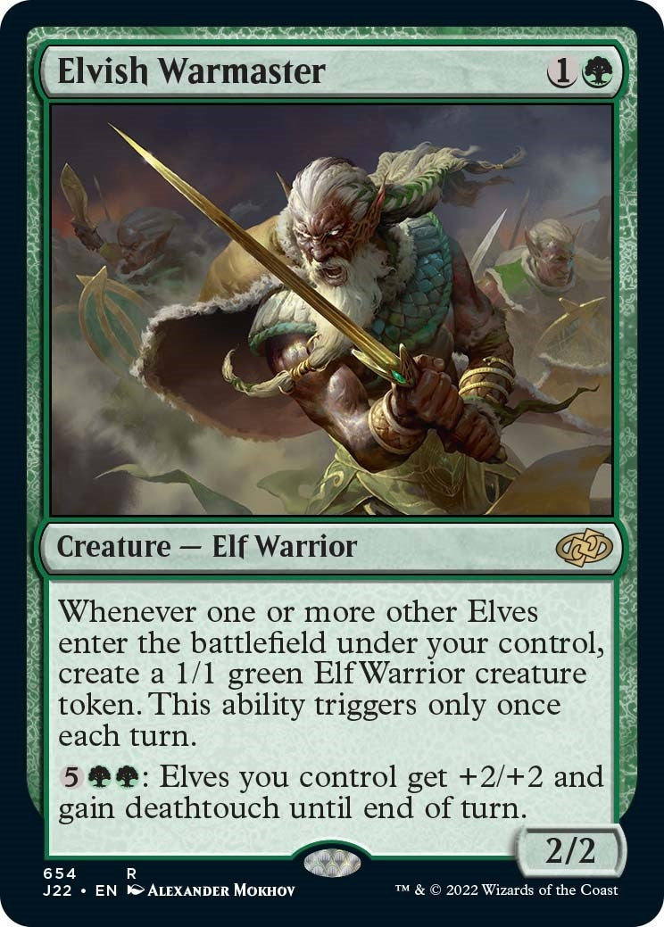 Elvish Warmaster (654) (Jumpstart 2022)