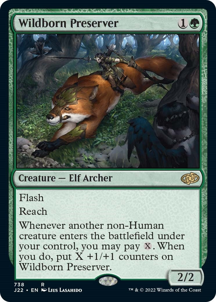 Image for Wildborn Preserver (738) - Magic: The Gathering