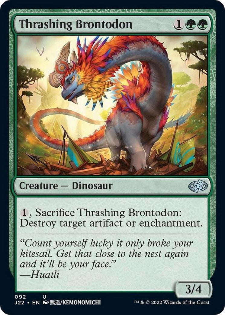 Thrashing Brontodon (92) (Jumpstart 2022)