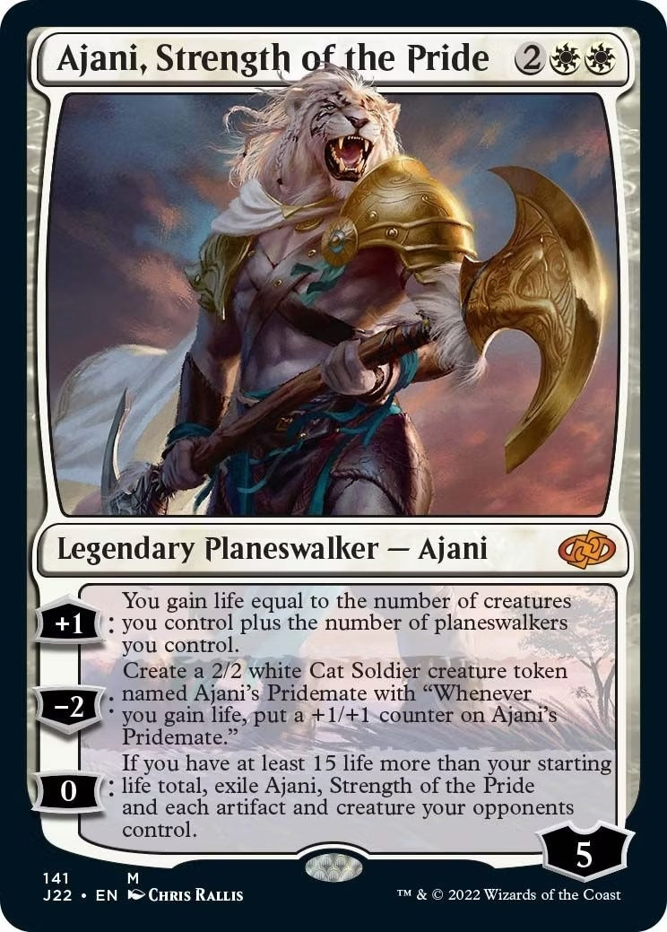 Ajani, Strength of the Pride (141) (Jumpstart 2022)