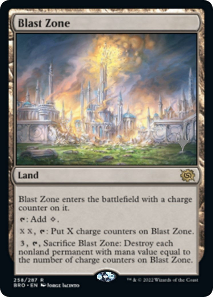 Blast Zone (BRO) (258) (Promo Pack: The Brothers' War)