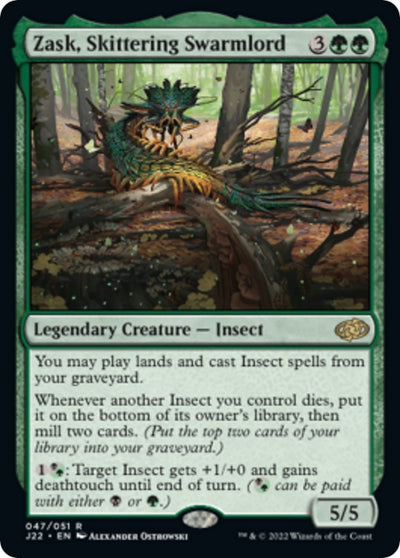 Zask, Skittering Swarmlord (47) (Jumpstart 2022)