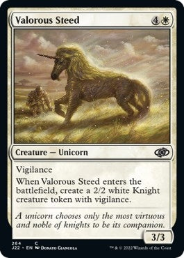 Image for Valorous Steed (264) - Magic: The Gathering