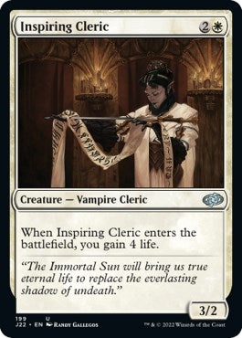 Inspiring Cleric (199) (Jumpstart 2022)