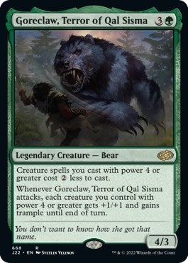 Goreclaw, Terror of Qal Sisma (668) (Jumpstart 2022)