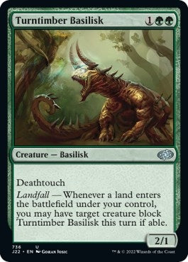 Image for Turntimber Basilisk (736) - Magic: The Gathering