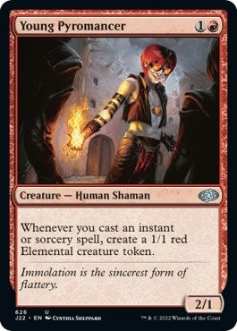 Image for Young Pyromancer (626) - Magic: The Gathering
