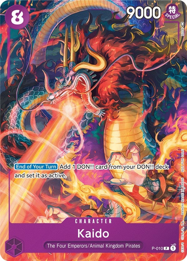 Image for Kaido (Tournament Pack Vol. 1) (P-010) (One Piece Promotion Cards) - One Piece Card Game
