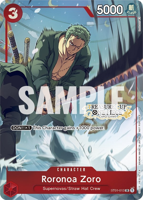 Image for Roronoa Zoro - ST01-013 (Treasure Cup) (ST01-013) (One Piece Promotion Cards) - One Piece Card Game