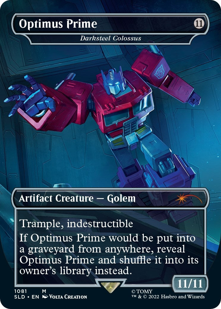 Optimus Prime - Darksteel Colossus (1081) (Secret Lair Drop Series)