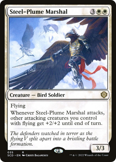 Steel-Plume Marshal (35) (Starter Commander Decks)