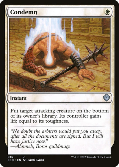 Condemn (15) (Starter Commander Decks)