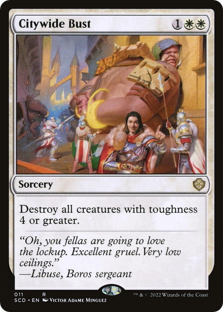 Citywide Bust (11) (Starter Commander Decks)