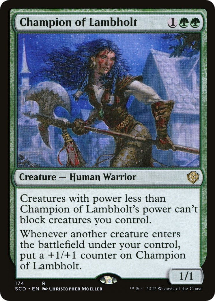 Champion of Lambholt (174) (Starter Commander Decks)