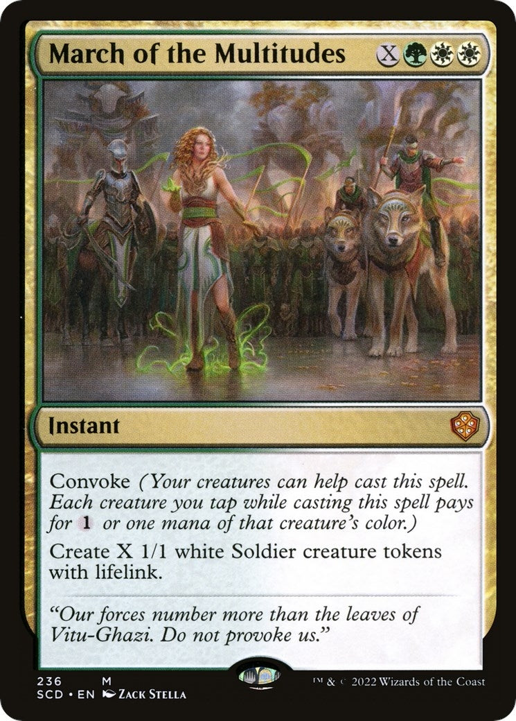 March of the Multitudes (236) (Starter Commander Decks)