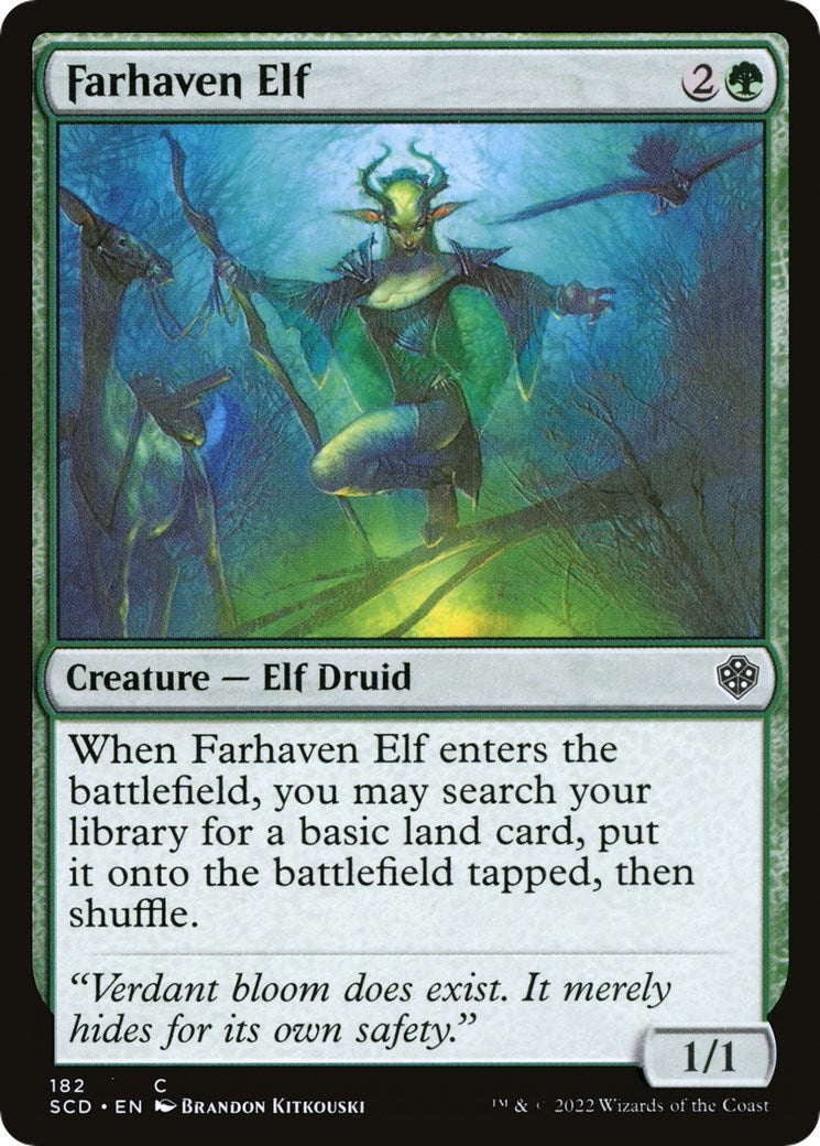 Farhaven Elf (182) (Starter Commander Decks)