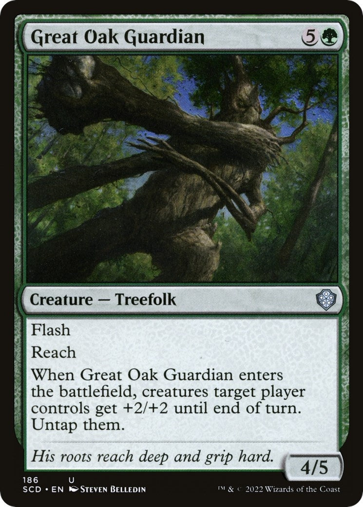 Great Oak Guardian (186) (Starter Commander Decks)