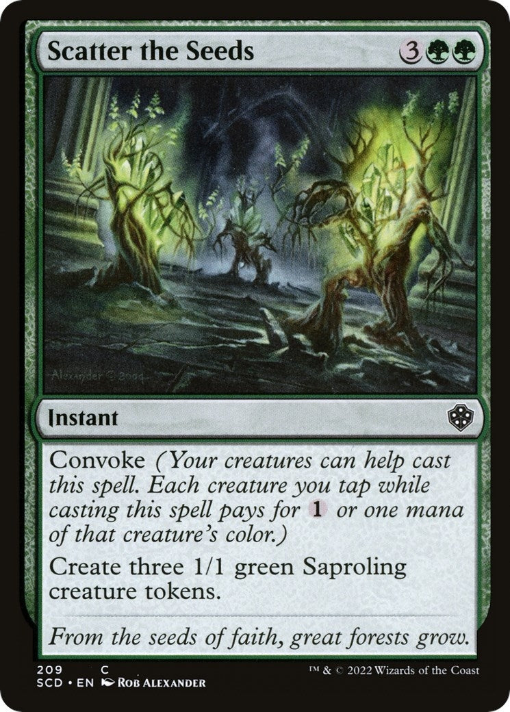 Scatter the Seeds (209) (Starter Commander Decks)
