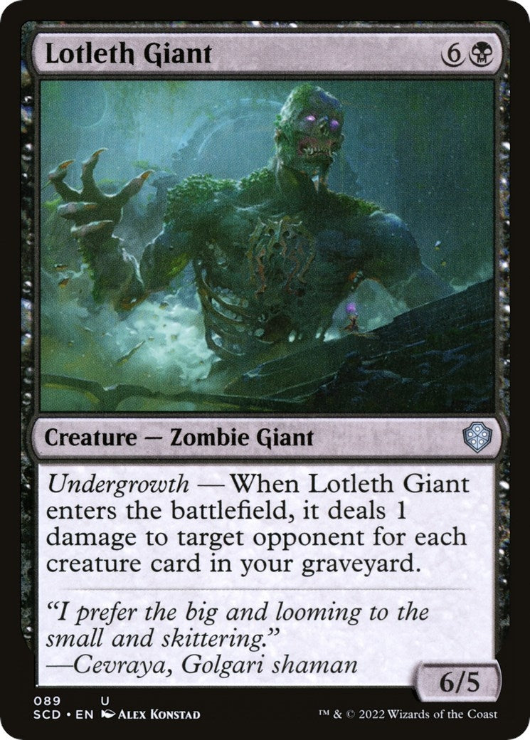 Lotleth Giant (89) (Starter Commander Decks)