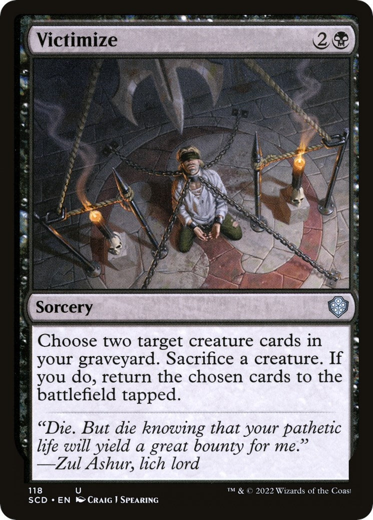 Image for Victimize (118) - Magic: The Gathering