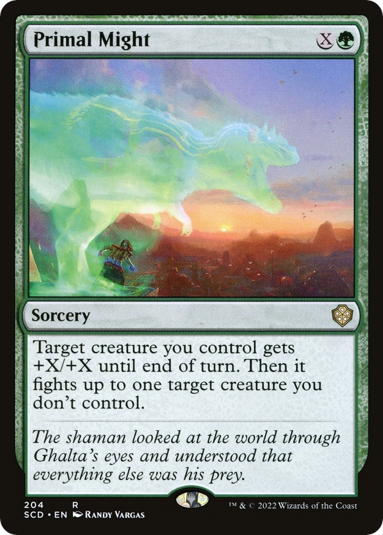 Primal Might (204) (Starter Commander Decks)