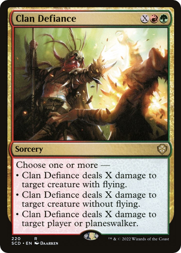 Clan Defiance (220) (Starter Commander Decks)