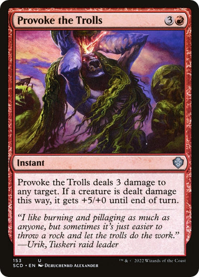 Provoke the Trolls (153) (Starter Commander Decks)