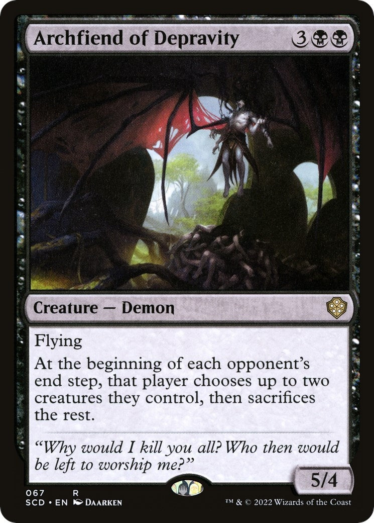 Archfiend of Depravity (67) (Starter Commander Decks)