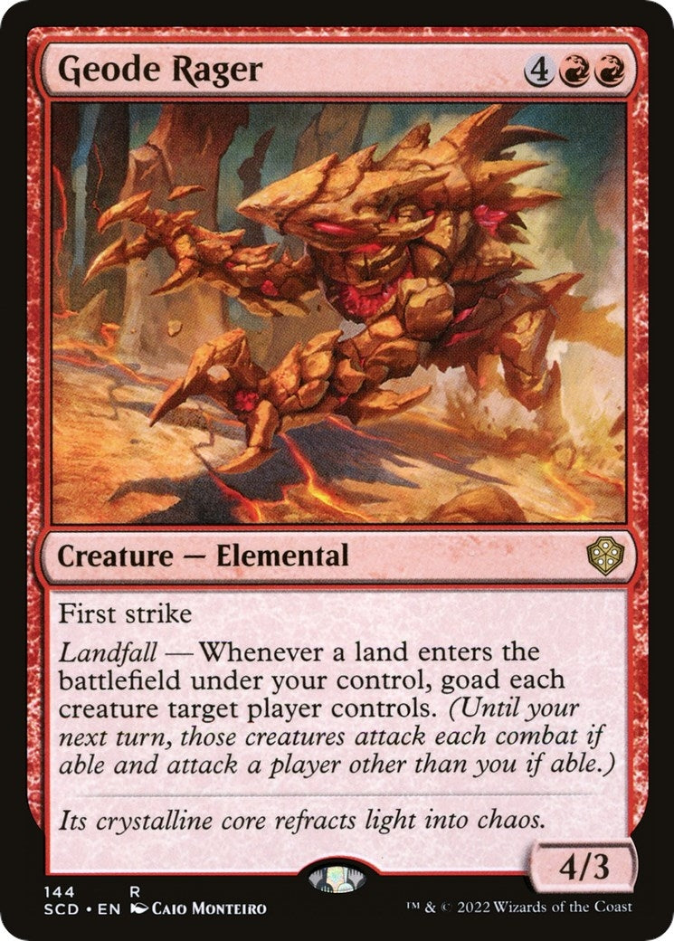 Geode Rager (144) (Starter Commander Decks)