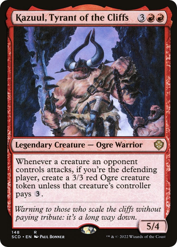 Kazuul, Tyrant of the Cliffs (148) (Starter Commander Decks)