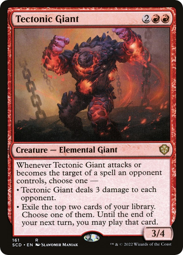 Tectonic Giant (161) (Starter Commander Decks)