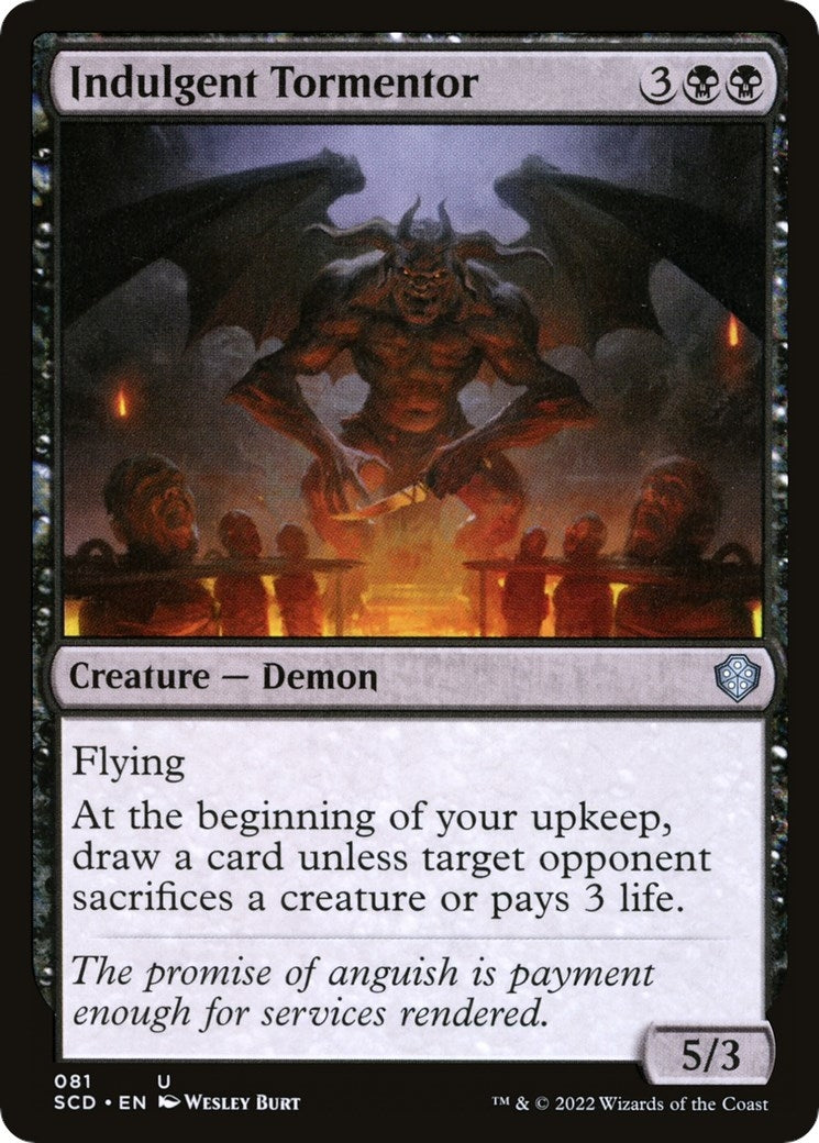 Indulgent Tormentor (81) (Starter Commander Decks)