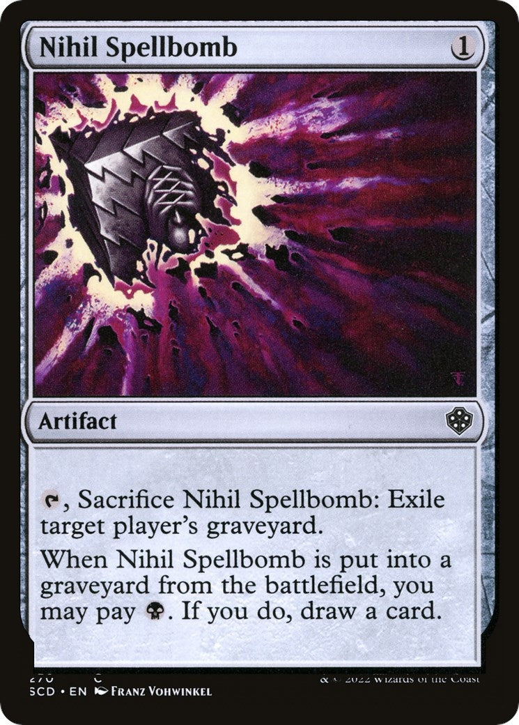 Nihil Spellbomb (270) (Starter Commander Decks)