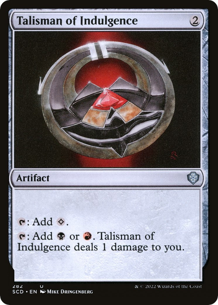 Talisman of Indulgence (282) (Starter Commander Decks)