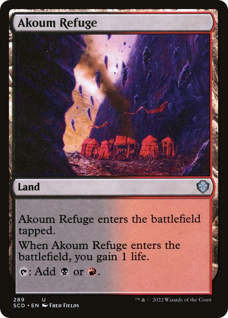 Akoum Refuge (289) (Starter Commander Decks)