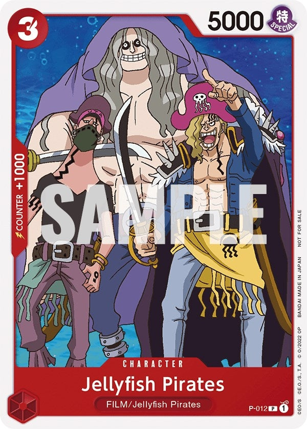 Image for Jellyfish Pirates (One Piece Film Red) (P-012) (One Piece Promotion Cards) - One Piece Card Game