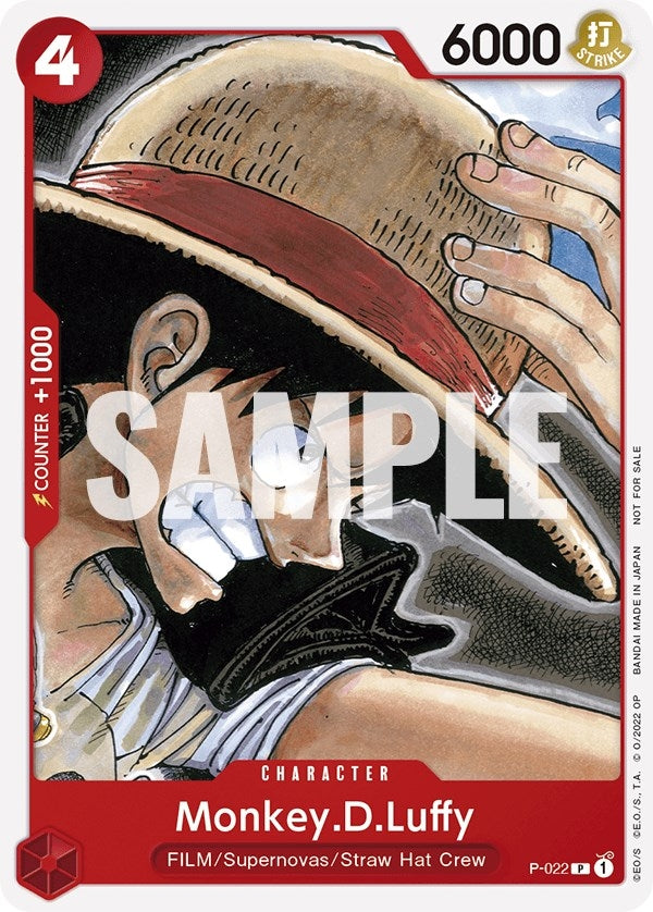 Image for Monkey.D.Luffy (One Piece Film Red) (P-022) (One Piece Promotion Cards) - One Piece Card Game