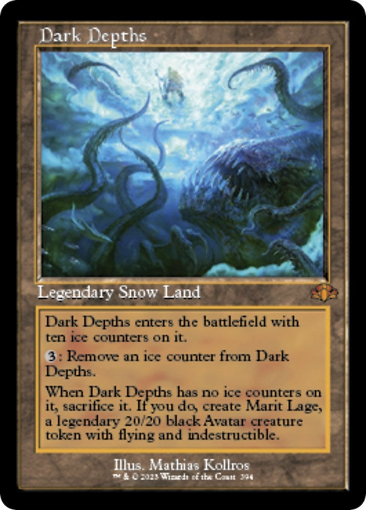 Dark Depths (Retro Frame) (394) (Dominaria Remastered)