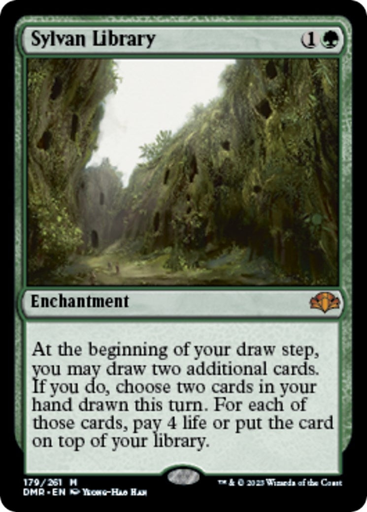 Sylvan Library (179) (Dominaria Remastered)