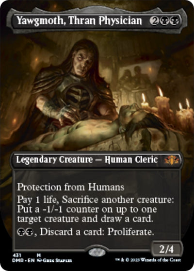 Yawgmoth, Thran Physician (Borderless) (431) (Dominaria Remastered)