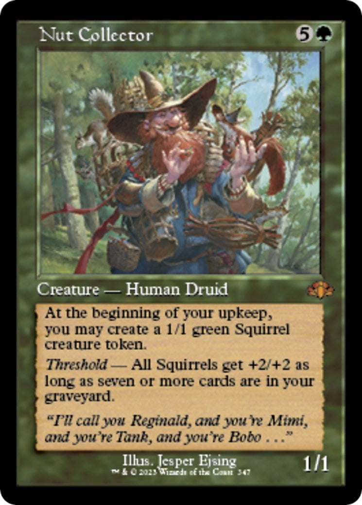 Nut Collector (Retro Frame) (347) (Dominaria Remastered)