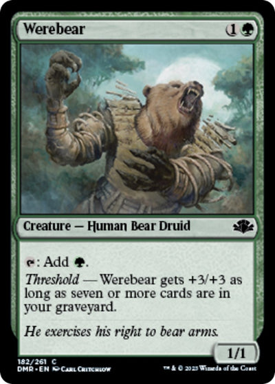Werebear (182) (Dominaria Remastered)