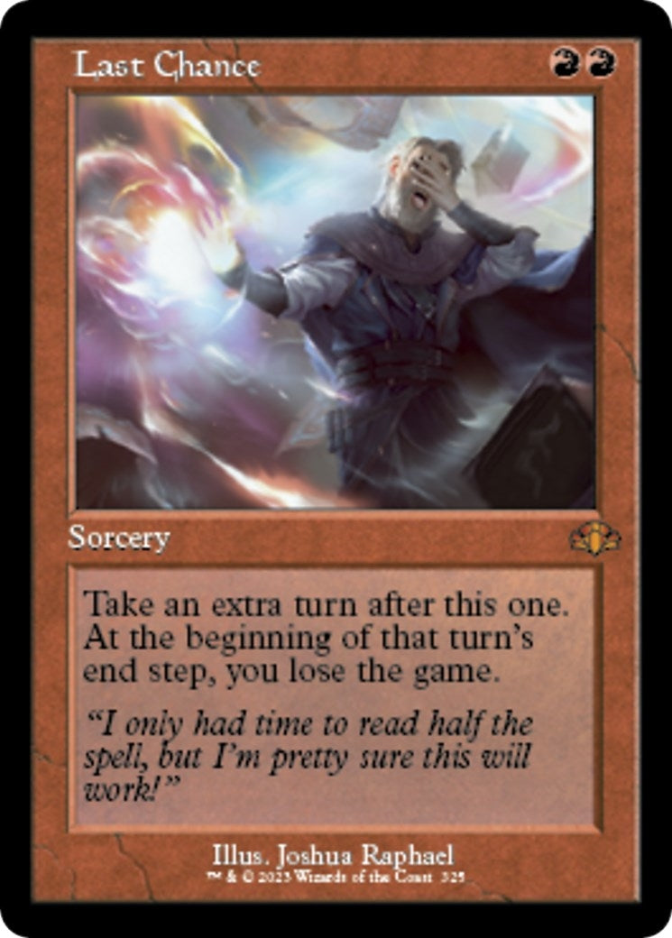 Last Chance (Retro Frame) (325) (Dominaria Remastered)