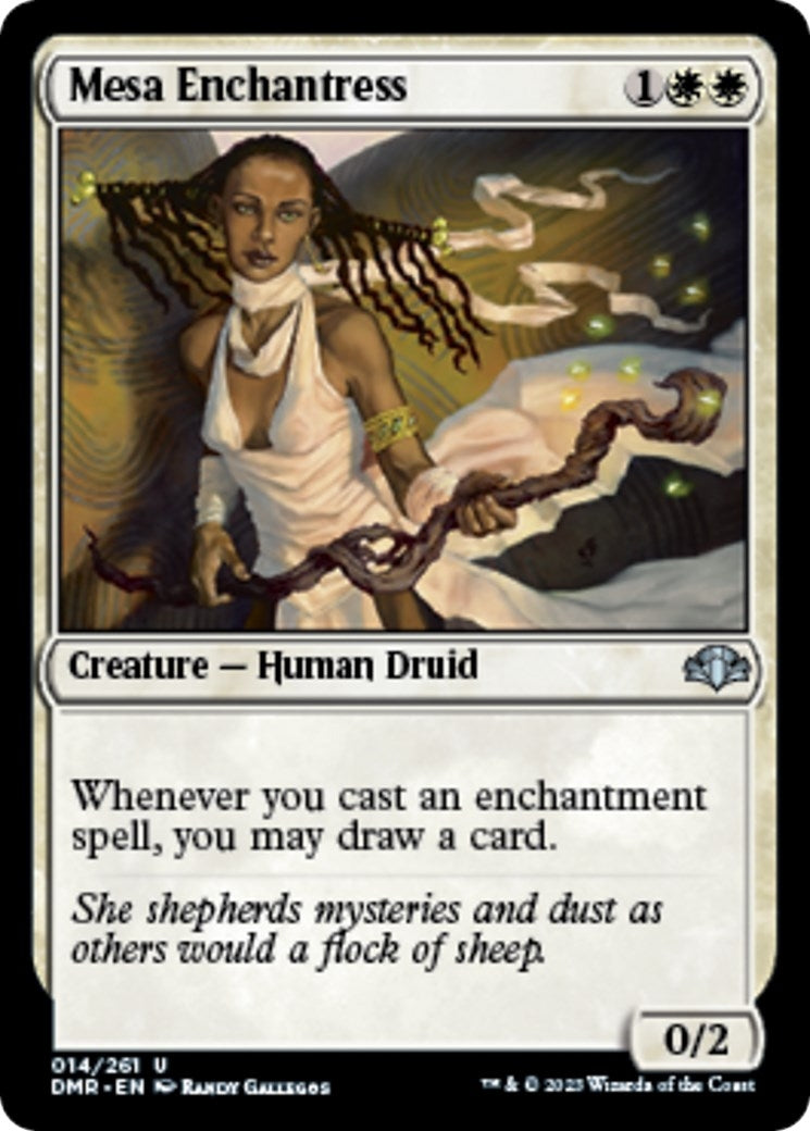 Mesa Enchantress (14) (Dominaria Remastered)